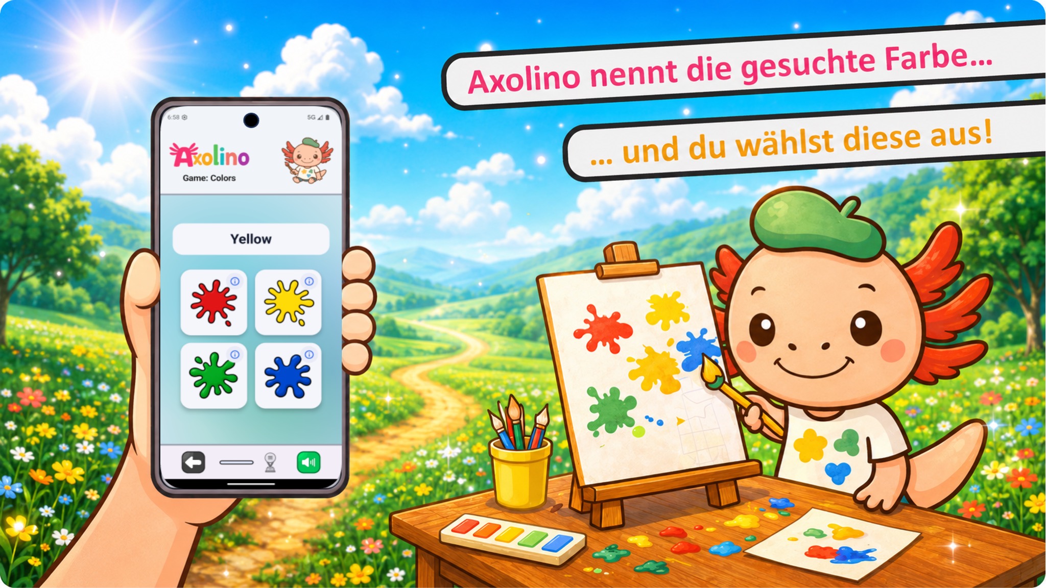 Axolino Lernspiel-Vorschau