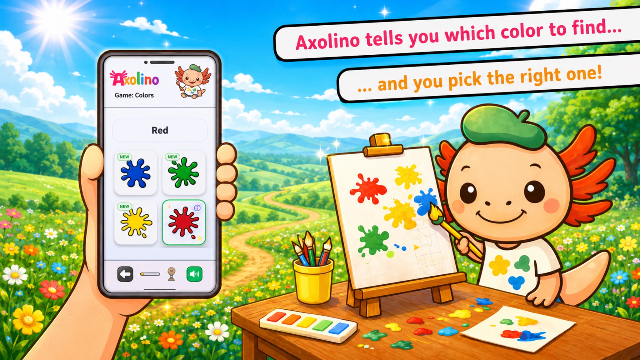 Axolino learning game preview