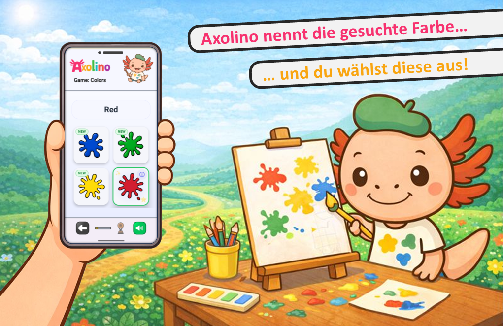 Axolino Lernspiel-Vorschau