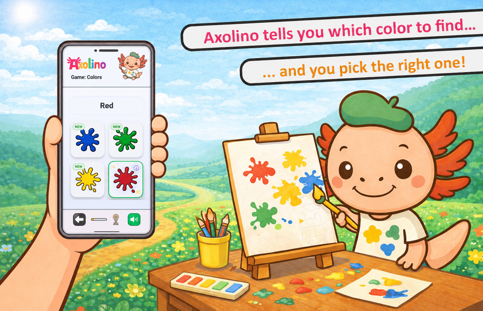 Axolino learning game preview